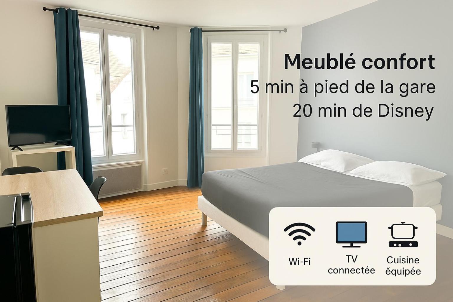 Appartement Maciet 4- Centre Ville Meaux-Gare-Disney Bagian luar foto